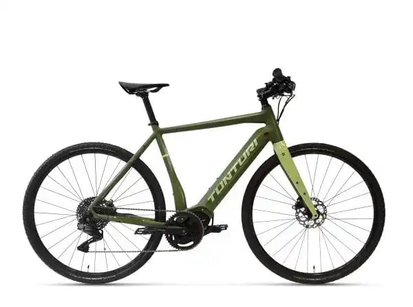 Tunturi E-Gravel 2025 vihreä/beige