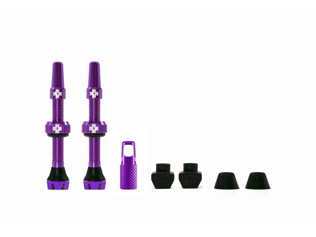 MUC-OFF Tubeless Valve Kit V. 2.0 44 mm Purple