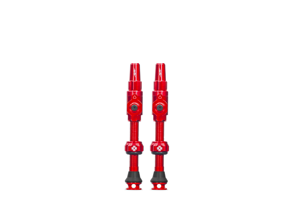 MUC-OFF Big Bore Lite slanglösa ventiler 45mm Röd