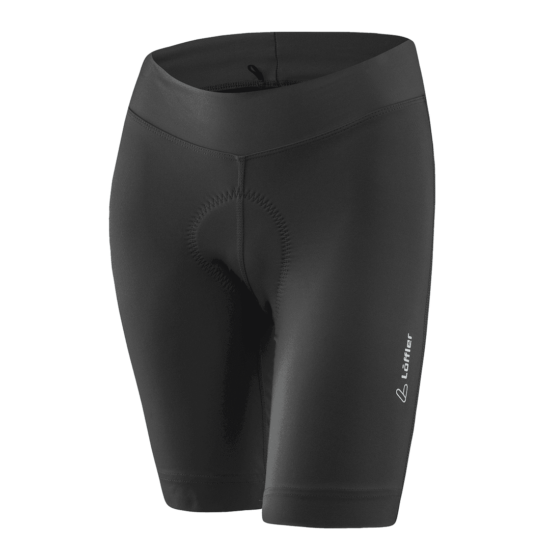 Pyöräilyshortsit naisille Löffler W Bike Tights Tour Musta - Elite Bike