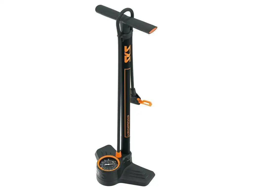 SKS Airkompressor 10.0 Lattiapumppu 10 bar/144 psi Black/Orange - Elite Bike