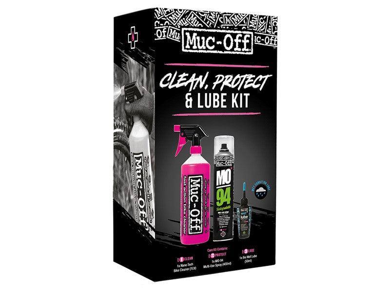 Muc-Off Wash, Protect and Wet Lube Kit - Elite Bike