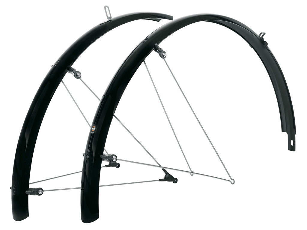 Lokasuojasetti SKS Mudguard Bluemels Basic Front and rear 28" Black -