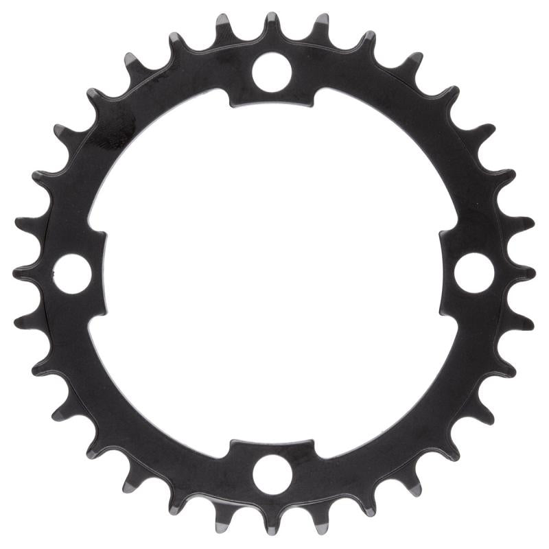 Eturatas E-bike, 40h, Narrow wide,BCD104, teräs, musta -