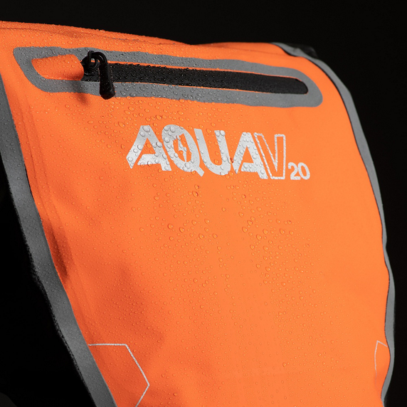 Pyörälaukku OXFORD Aqua V Single QR 20L Orange/ Musta