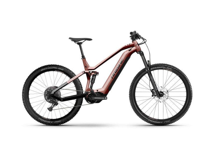 Haibike Alltrail 7 täysjousto sähkömaastopyörä kupari