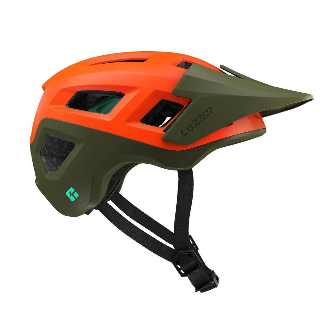 Kypärä Lazer Coyote KinetiCore Matte Orange/Green - Elite Bike