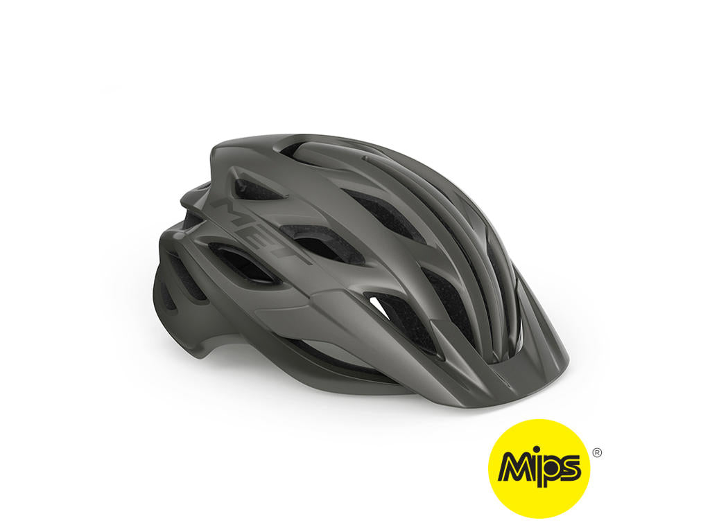 MET Helmet Veleno MIPS Titanium Metallic/Matt L (58-61 cm) -