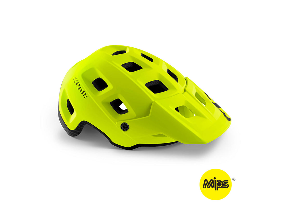 MET Kypärä Terranova MIPS Lime Green/Matt S (52-56cm) -