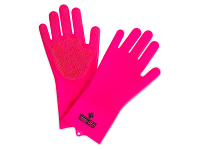 MUC-OFF Deep Scrubber pesukäsineet koko M pinkki -