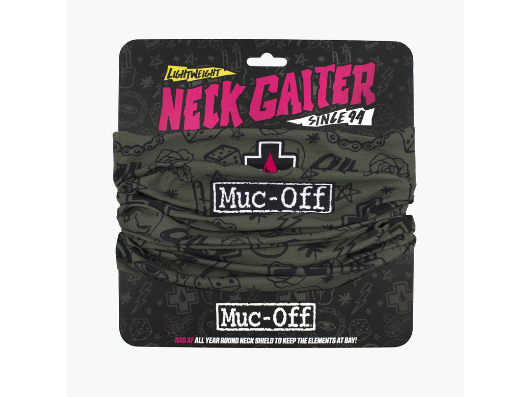MUC-OFF Lightweight Neck Gaiter Green One size -