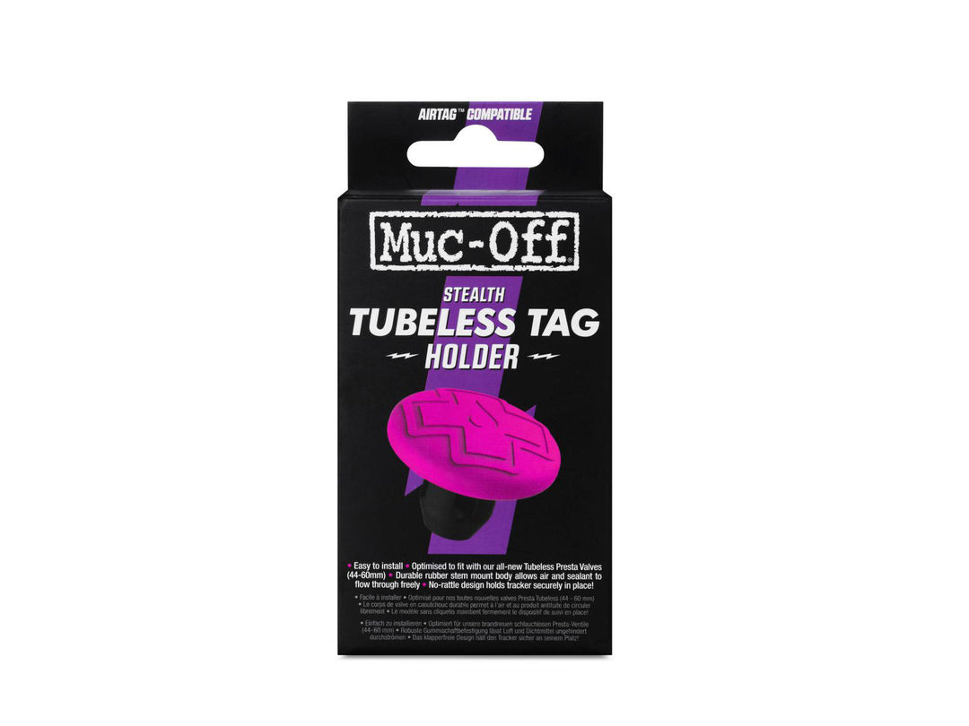 MUC-OFF Tubeless Tag Holder Black/pink -