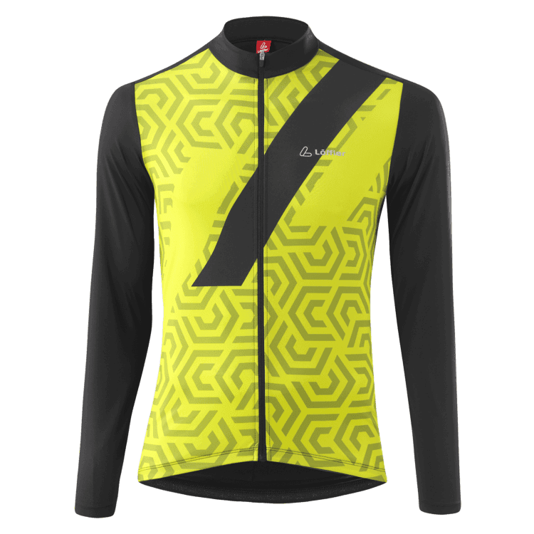 Pyöräilypaita Miesten Löffler M BIKE L/S JERSEY FZ CELTIC MID - Elite Bike