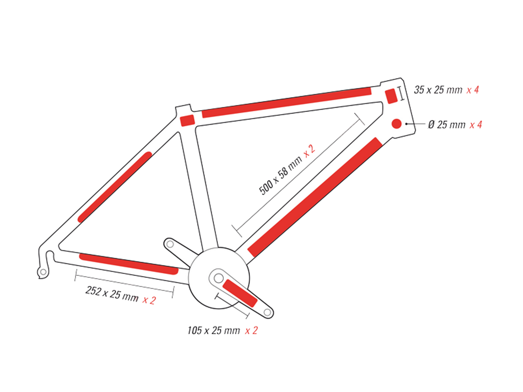 Runkosuojateippi ZÉFAL Skin Armor - L -