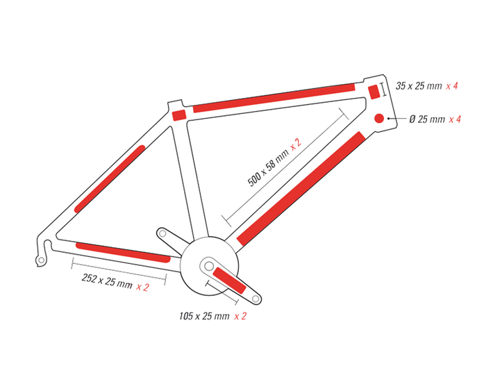 Runkosuojateippi ZÉFAL Skin Armor - L -