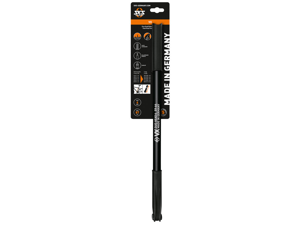 SKS VX – runkopumppu, 6 bar / 87 psi -