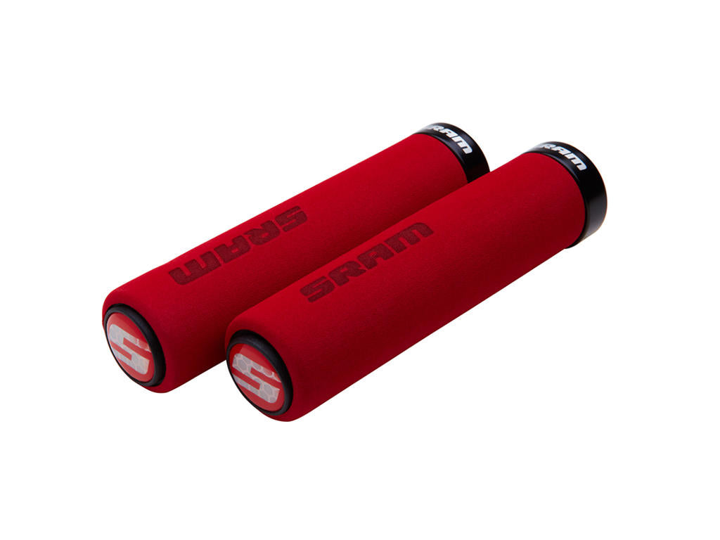 SRAM Foam locking grips 129 mm Red -