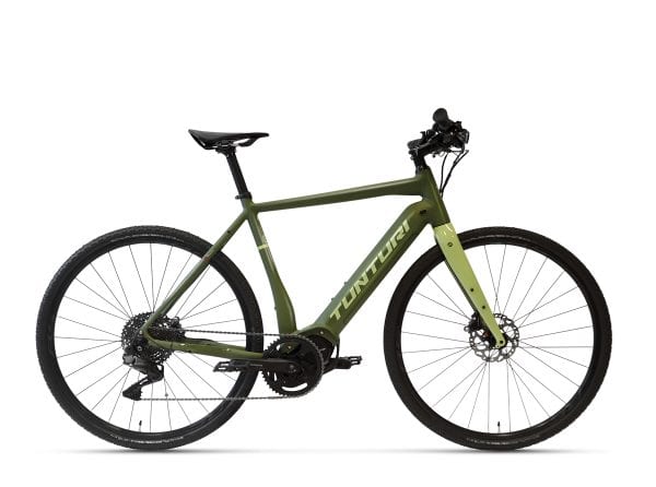 Tunturi E-Gravel 2025 vihreä/beige -