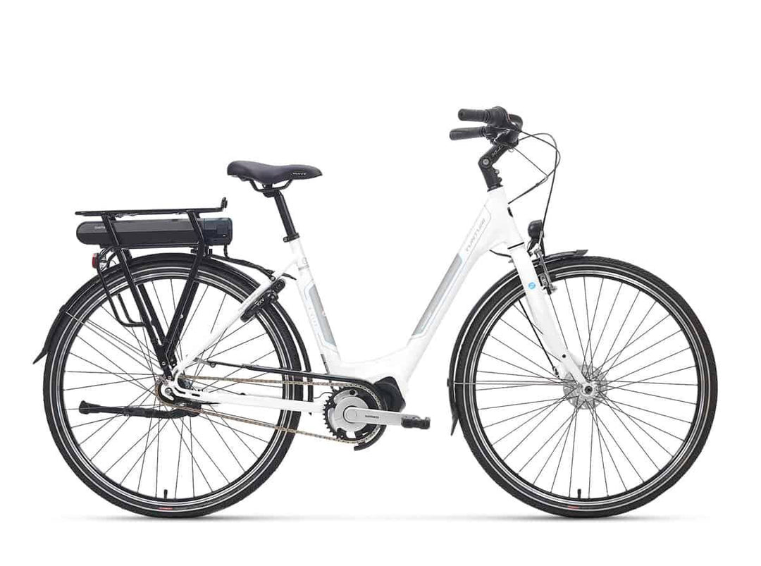 Tunturi eCity U28-7 50cm White-grey-blue - Elite Bike