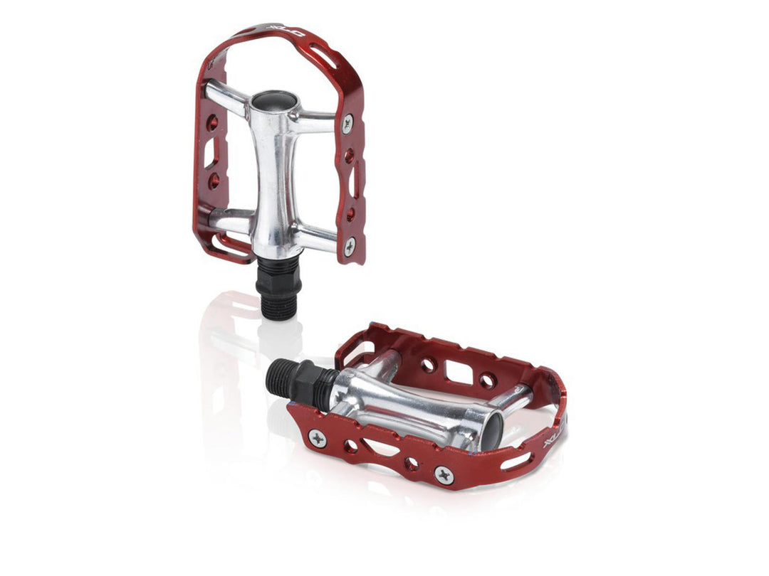 XLC Polkimet PD-M15 Ultralight colour edition Silver/Red -