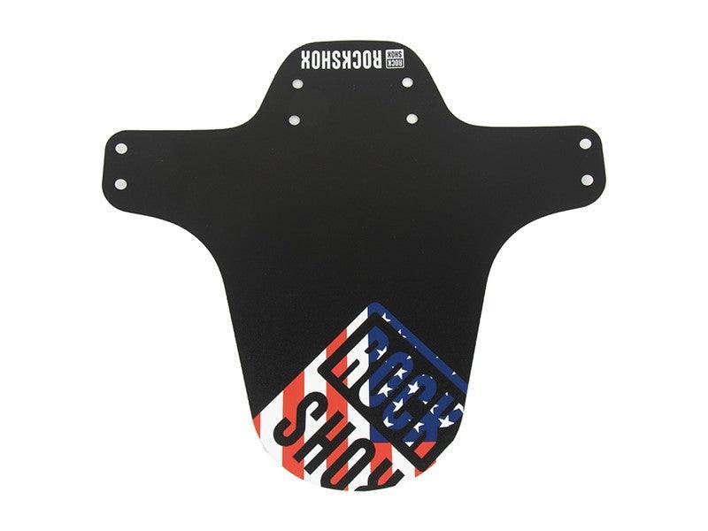 Lokasuoja ROCKSHOX Mudguard MTB Fender Front Black with USA Flag Print - Elite Bike