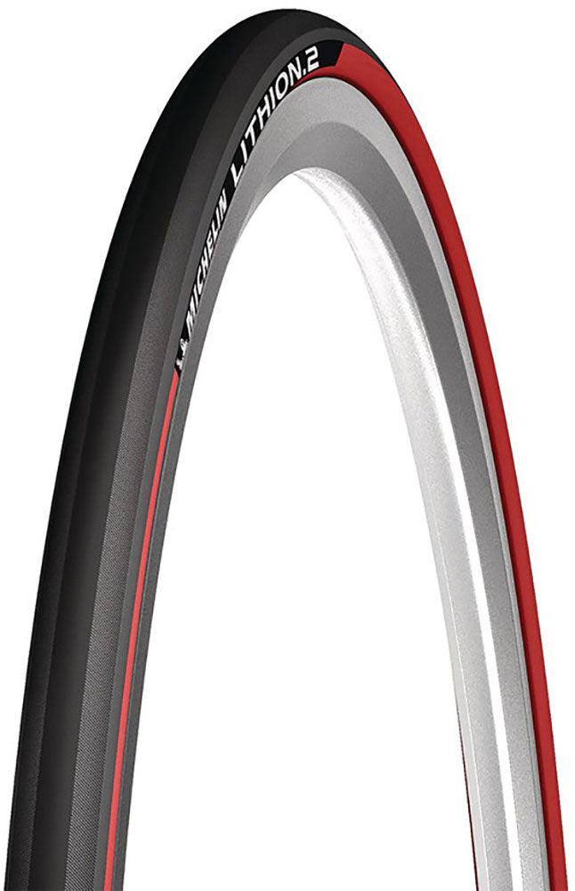 Michelin Road Lithion 2 Red 25-622/700x25C Fold - Elite Bike