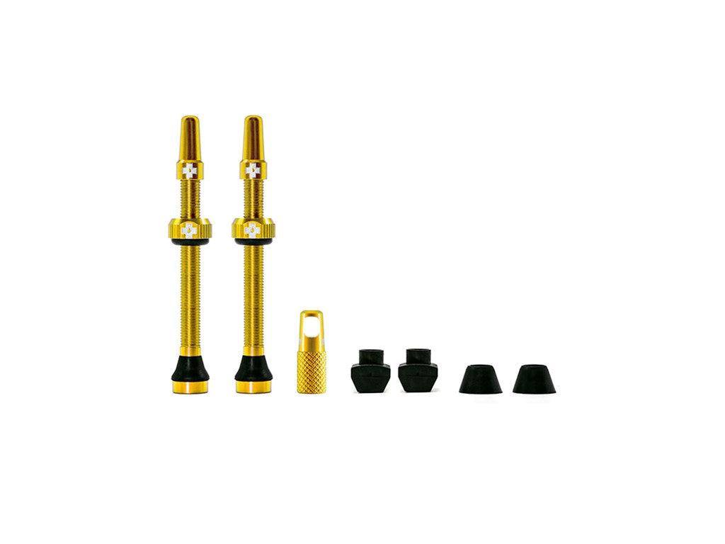 Muc-Off Tubeless Valve Kit V2.0 60mm Gold - Elite Bike