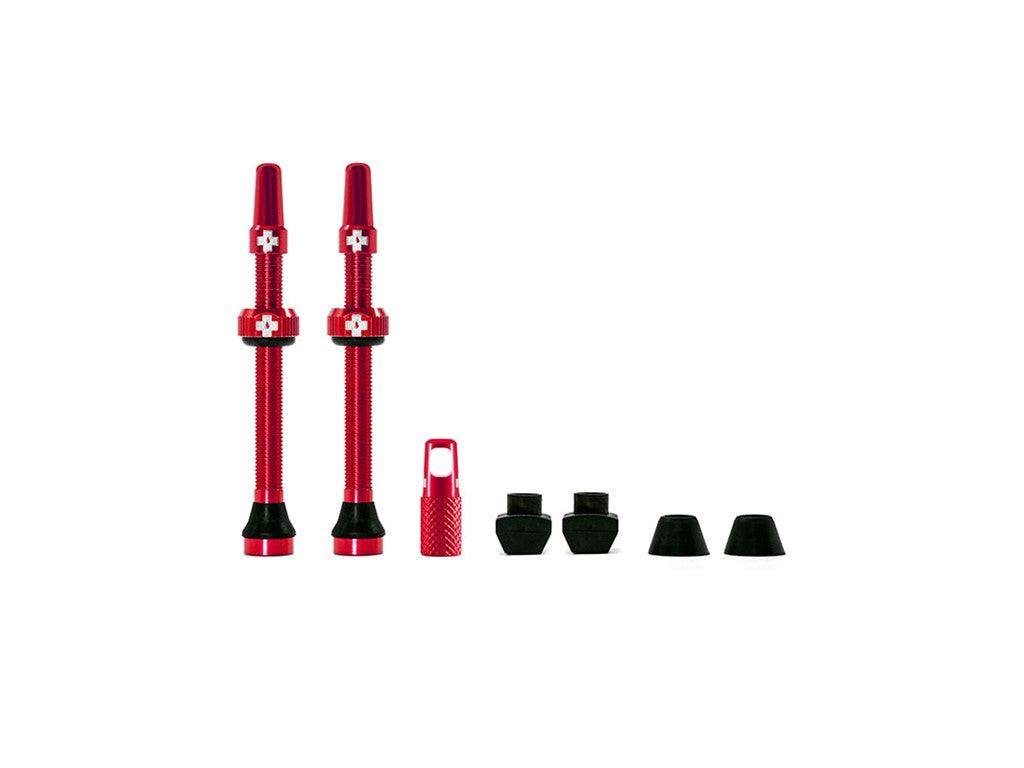 Muc-Off Tubeless Valve Kit V2.0 60mm Red - Elite Bike