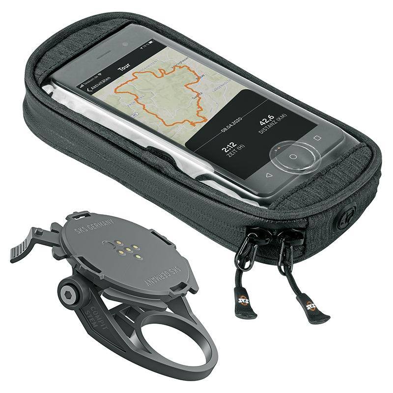 SKS Smartphone Accessory Compit Stem and COM/Smartbag kit - Elite Bike