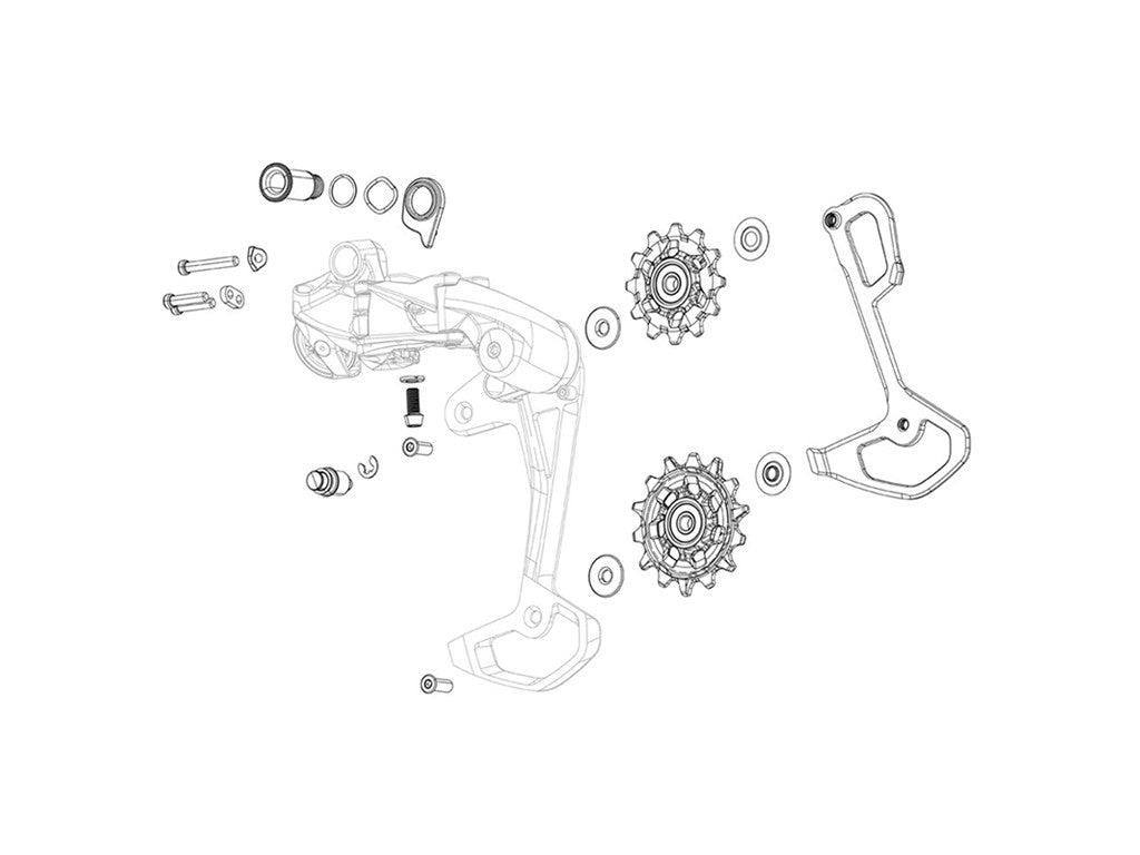SRAM Takavaihtajan sisähäkki GX/SX/NX Eagle AXS - Elite Bike